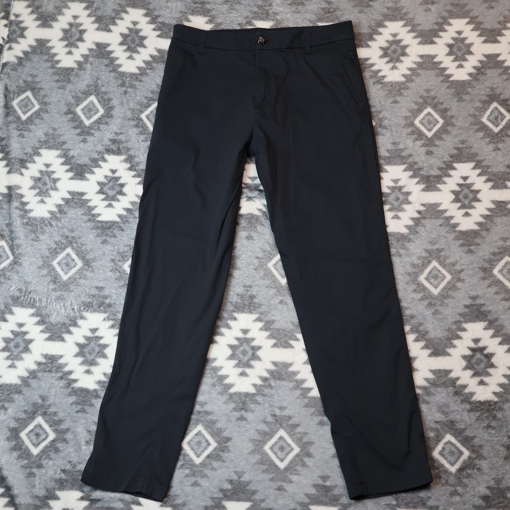 Birddogs Mens Navy Blue Khaki Pants 32x30 Stretch Chino Golf Trousers